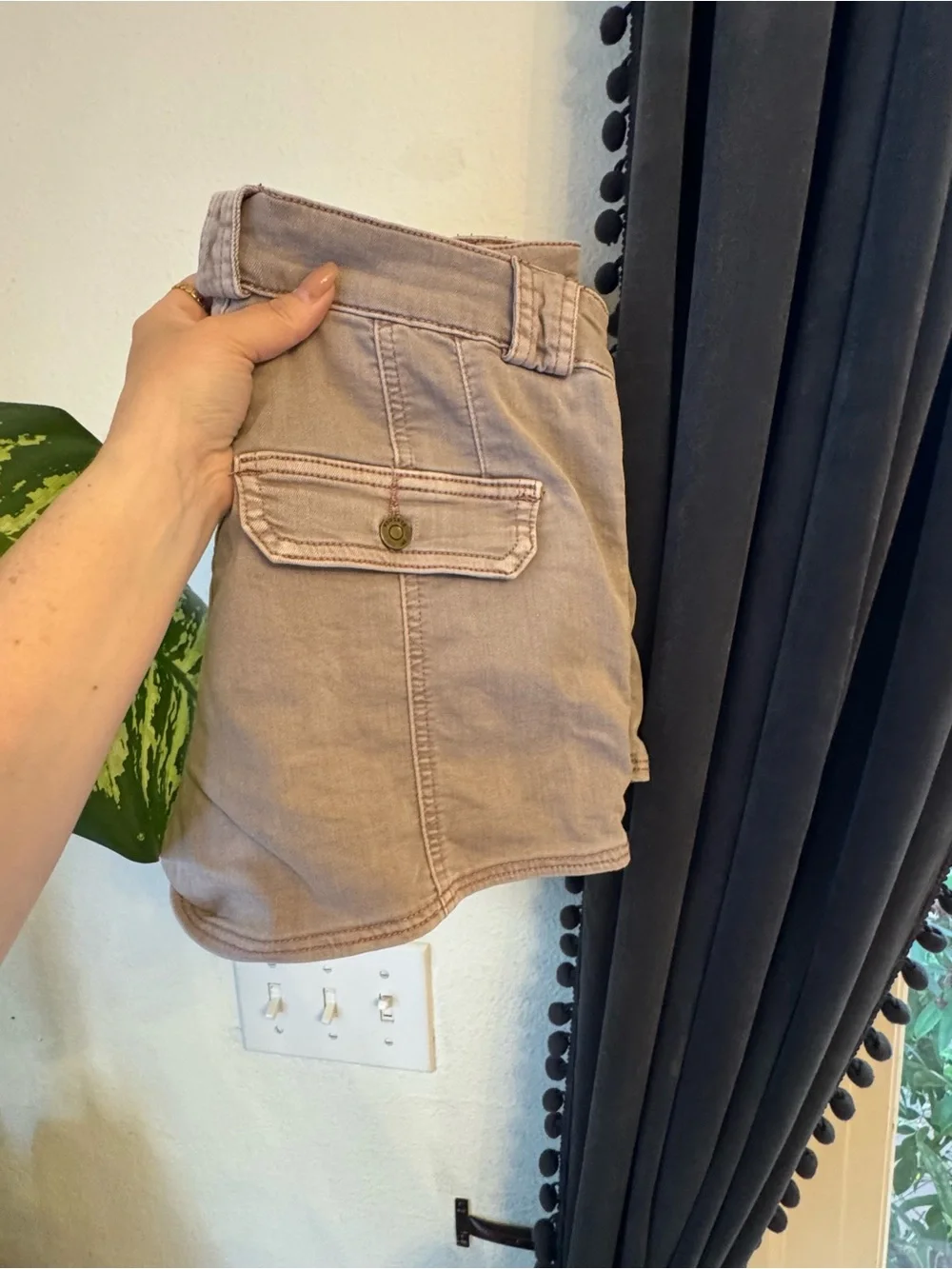 Pistola‎ Chester Cargo Shorts  Y2K Mauve Purple Brown Size Small 26